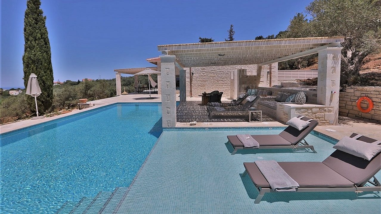 Ferienhaus mit Pool auf Kreta