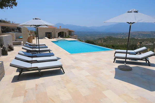 Ansicht der Pool der Villa Mila