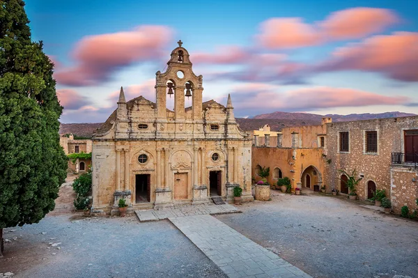 Luftaufnahme vom Kloster Arkadi auf Kreta