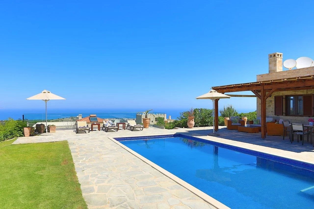 Ansicht der Villa Tara