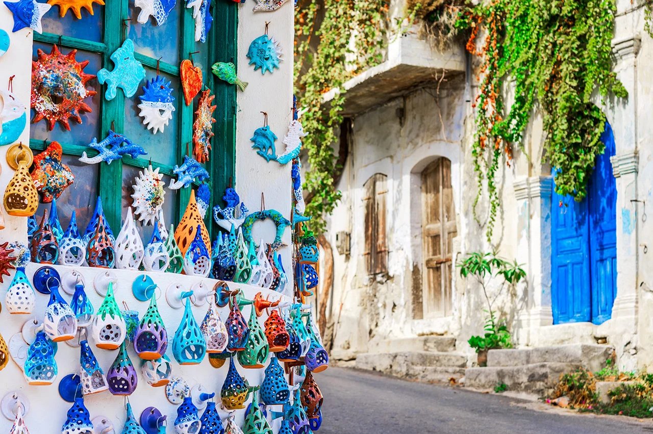 Margarites ist bekannt für seine Töpferei, Region Rethymno, Kreta