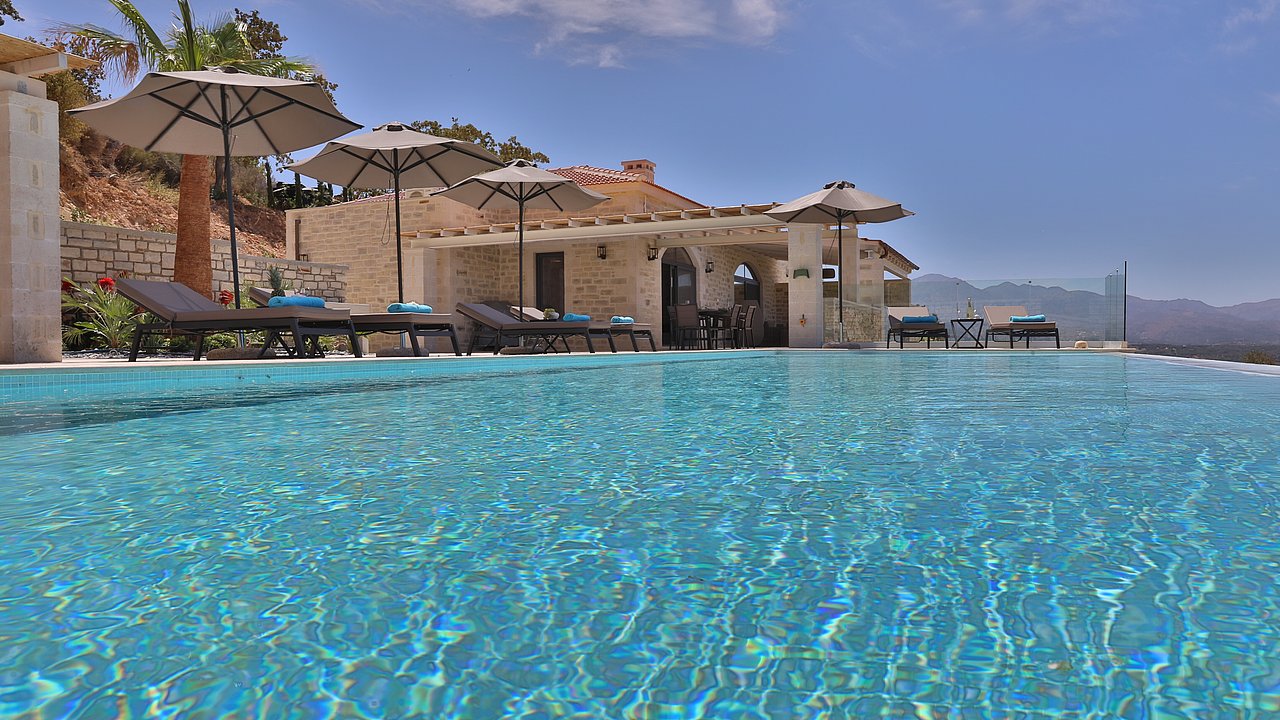 Ansicht der Villa Aphrodite