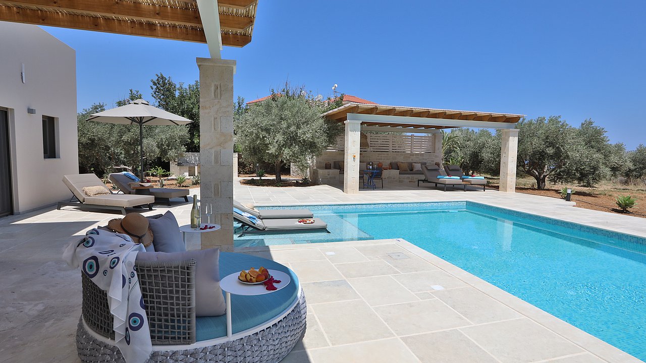 Ansicht der Villa Ephélia