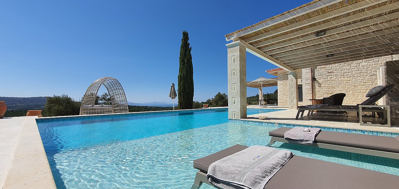 Ansicht der Villa Kali Zoi