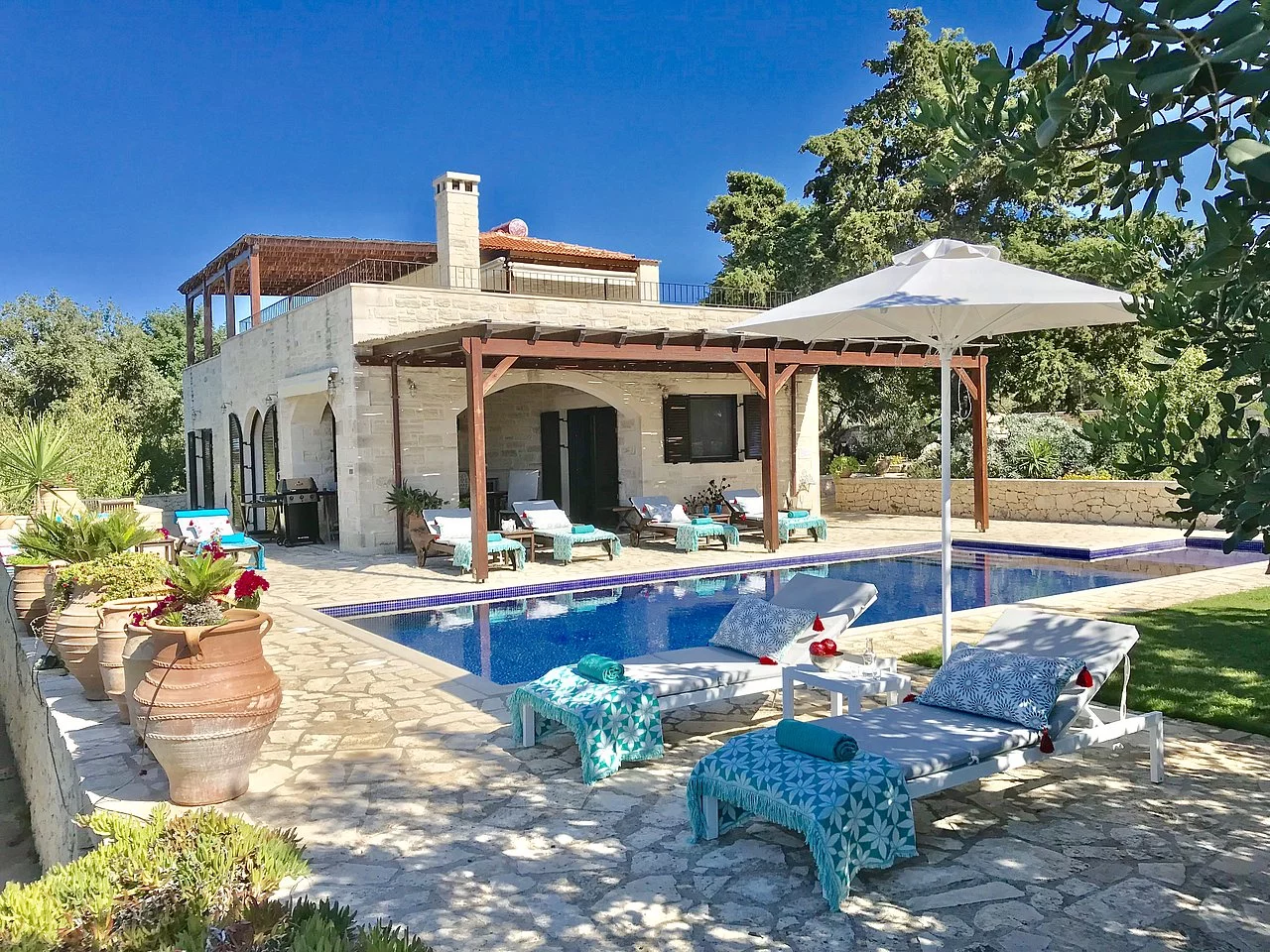 Ansicht der Villa LaMori