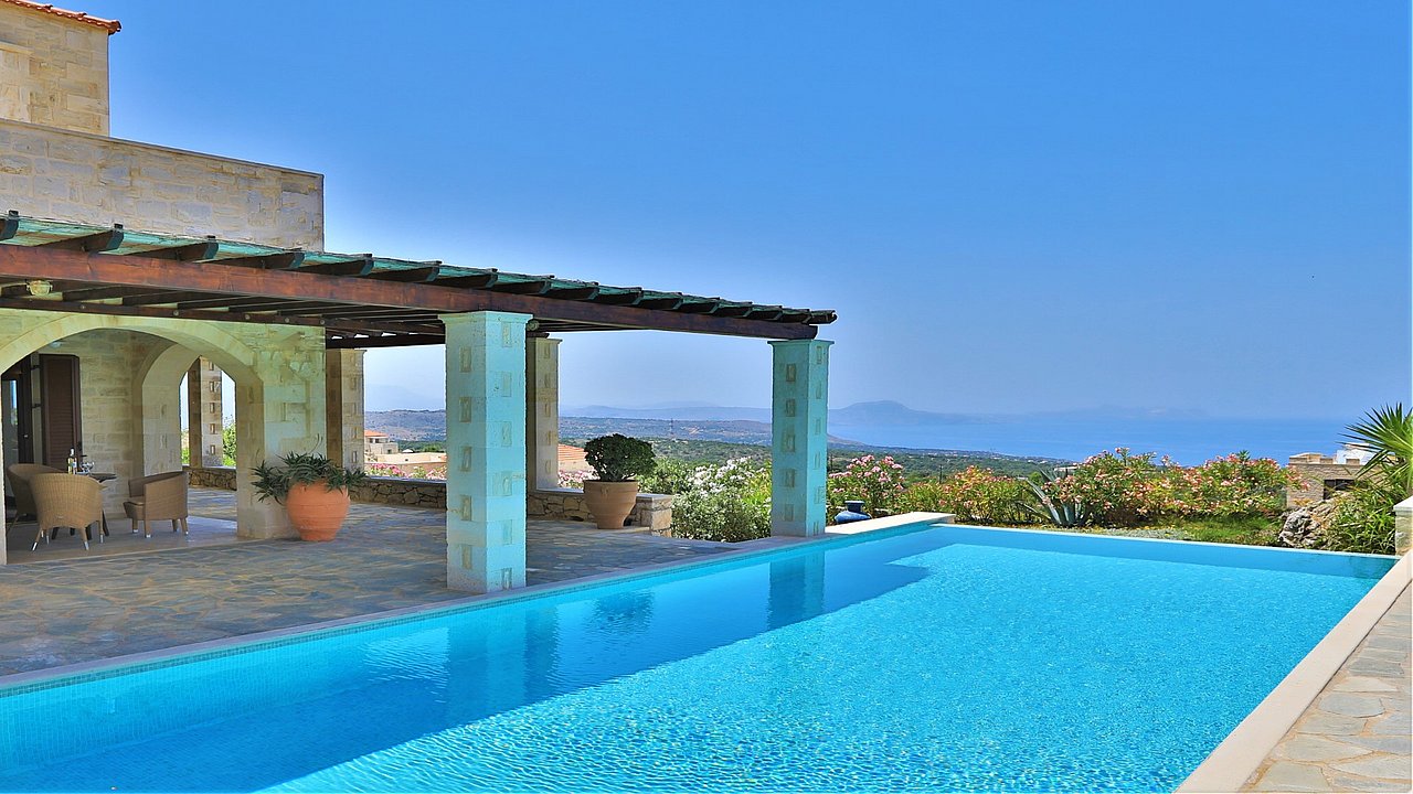 Ansicht der Villa Lofos