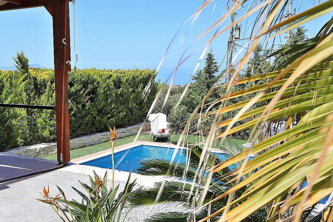 Ansicht der Villa Meli