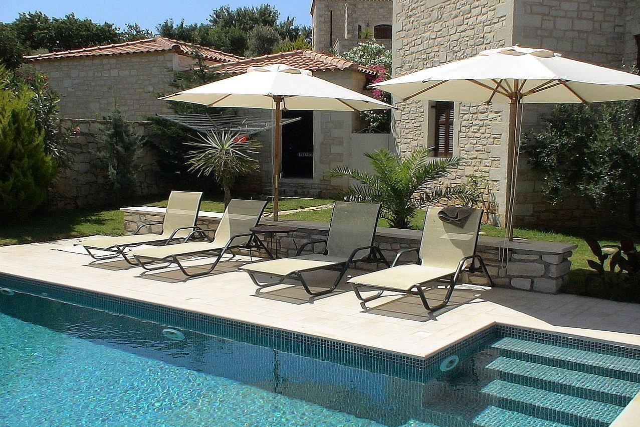 Ansicht der Villa Persephone