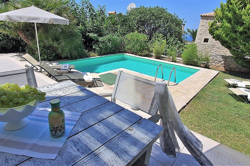 Ansicht der Villa Preveli